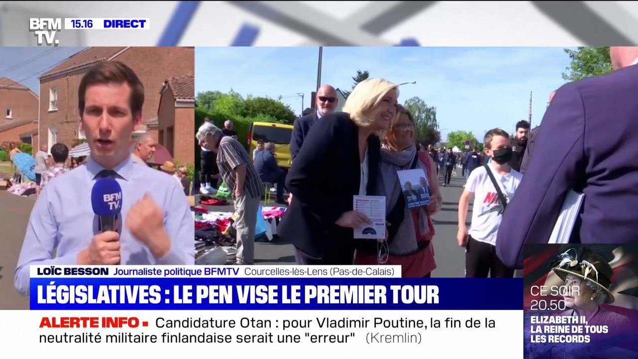 Élections législatives: Marine Le Pen vise la victoire dès le premier tour