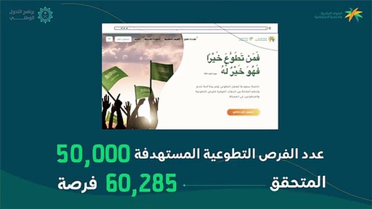 المتطوعون في كل شبر من أرض الوطن يصنعون منجزات...