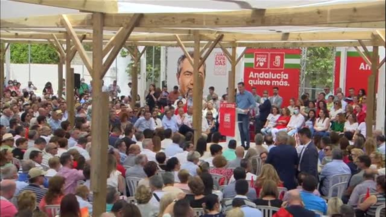 Sánchez dice que la extrema derecha no puede ser una opción para Andalucía cuando para Europa es un riesgo
