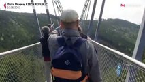 بدون تعليق: افتتاح أطول جسر معلق في العالم في جمهورية التشيك