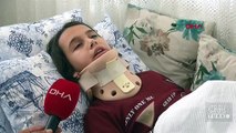 Darbedilen çocuğun boynu kırıldı