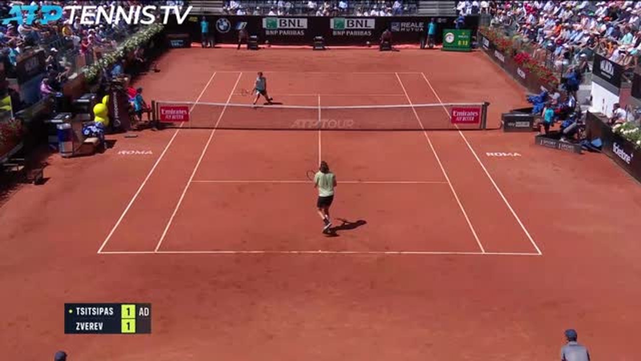 Rome - Tsitsipas en force