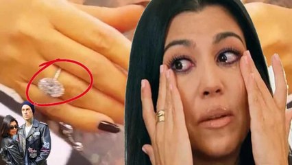 Kourtney K. “hysterically” cried about “missing” engagement ring: Stepped on ring and broke it