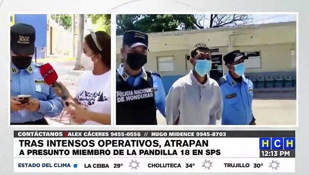 ¡Sacan de circulación a presuntos integrantes de la 18 en SPS!