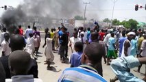 شاهد: مظاهرة تطلب الإفراج عن نيجيريين بعد رجم طالبة مسيحية حتى الموت