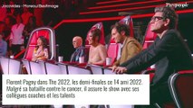 Florent Pagny - The Voice 2022 : Veste croco et pantalon en cuir, le chanteur atteint d'un cancer assure le show