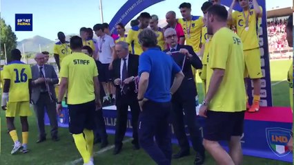 Post Salso-Barletta: intervista a mister Cristiani e premiazioni