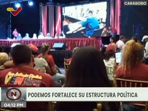 Podemos ratifica su apoyo al PSUV y fortalece su estructura política con el proceso revolucionario