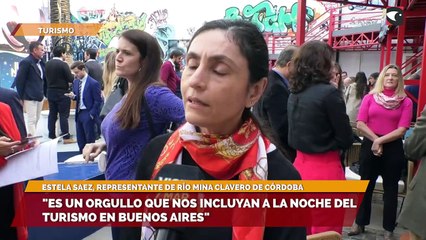 Es un orgullo que nos incluyan a la Noche del Turismo en Buenos Aires