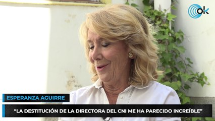 Entrevista a Esperanza Aguirre, ex Presidenta de la Comunidad de Madrid