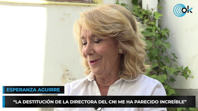 Entrevista a Esperanza Aguirre, ex Presidenta de la Comunidad de Madrid