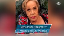 Silvia Pinal reaparece y manda mensaje a quienes no quieren que regrese al teatro