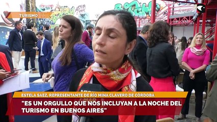 Es un orgullo que nos incluyan a la Noche del Turismo en Buenos Aires