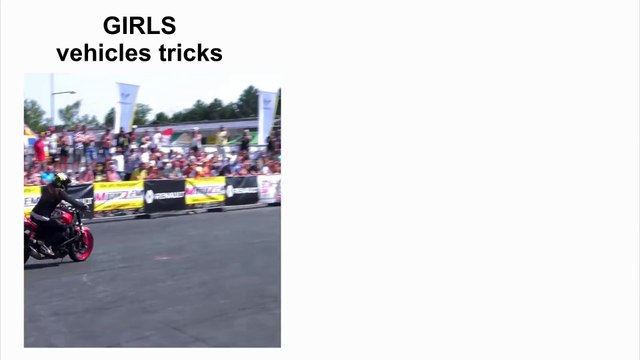 Girls vehicle tricks vs Boys vehicle tricks