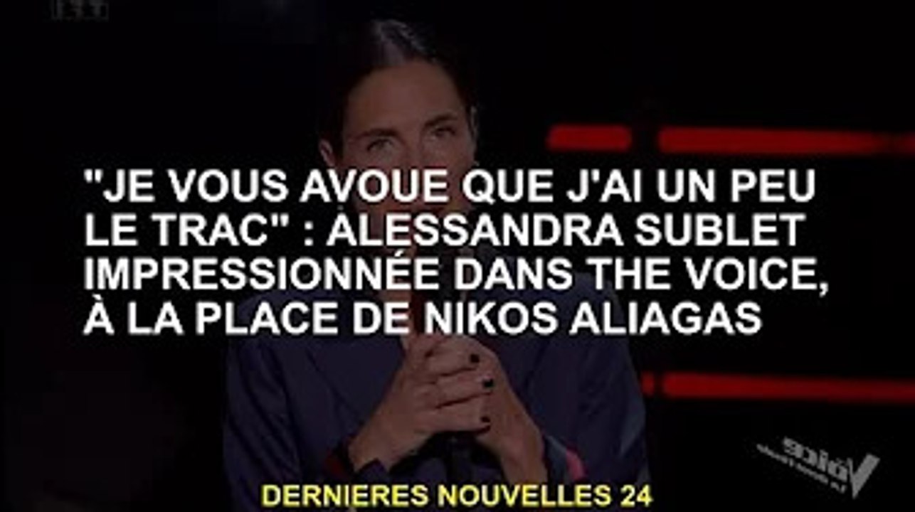 "J'avoue que je suis un peu nerveuse" : Alessandra Sublet impressionne à la place de Nikos Aliagas d