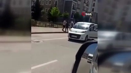Bursa’da tekme ve tokatlı 'yol benim' kavgası