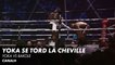 Tony Yoka se tord la cheville dans le 5ème round - Yoka Vs Bakole
