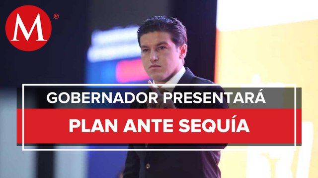 Samuel García advierte déficit del 15% en abastecimiento de agua en Monterrey