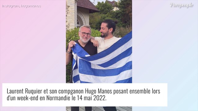 Laurent Ruquier en couple avec Hugo Manos : l'animateur se montre en photo avec son amoureux... et c'est rare !