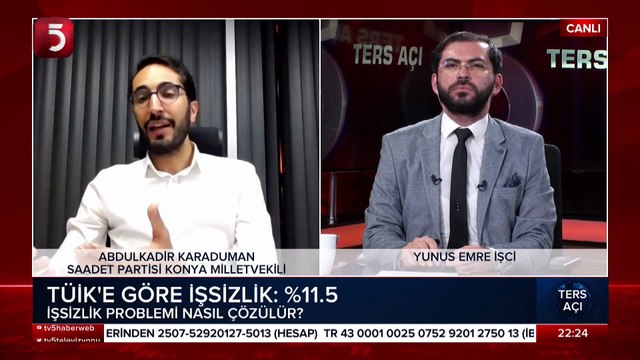 Abdulkadir Karaduman, Tv5 Ters Açı Programına Katıldı - 10.05.2022