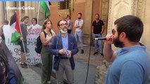 Bologna, manifestazione dei collettivi davanti a Unibo