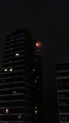 Así fue el feroz incendio en el departamento de Felipe Pettinato