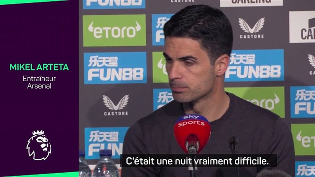 Mikel Arteta : “Newcastle était 100 fois meilleur que nous”