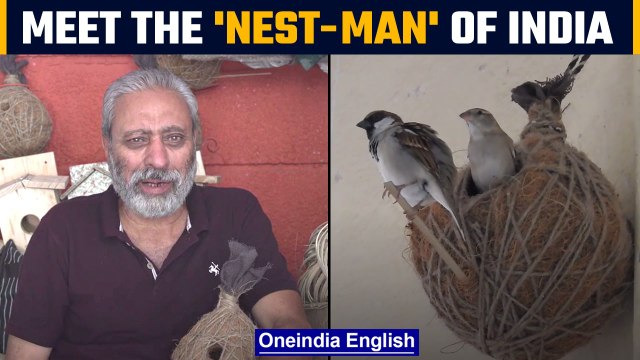 Nest Man of India has housed 2.5 lakh birds across the country | Oneindia News