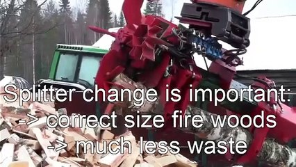 Odunu Hem Kesen Hemde Kıran Excavator !!!