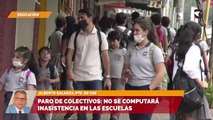 Paro de colectivos: no se computará inasistencia en las escuelas