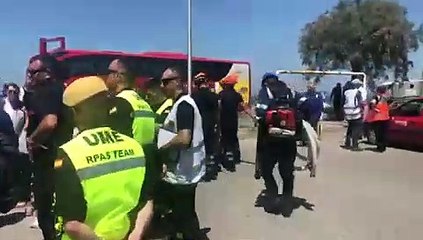 DOMINO 2022 : opération de dépollution en cours sur la plage du Jaï