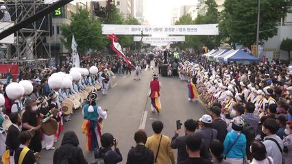 5·18 민주화 운동 추모 열기 고조...3년 만에 가득 찬 금남로 / YTN