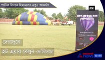 Uttarakhand CM inaugurates Hot Air Balloon Festival in Dehradun