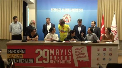 İstanbul Tabip Odası, Tüm Sağlık Meslek Örgütlerini Ankara'da Yapılacak Beyaz Miting'e Çağırdı