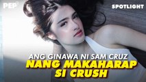 Ang NANGYARI NANG MAKAHARAP ni SAM CRUZ and kanyang CRUSH | PEP Spotlight