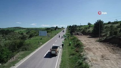 Çevre gönüllüleri kolları sıvadı, ormanda çöp topladı