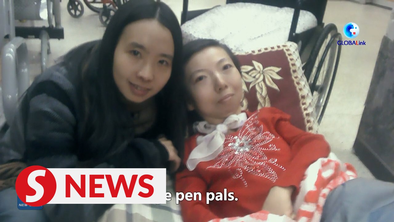 Paralyzed Chinese painter "It's so nice to live!" video Dailymotion