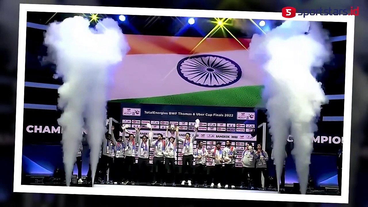 Taklukkan Indonesia, India Juara Piala Thomas 2022 untuk Pertama Kalinya