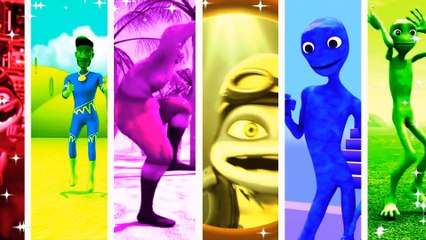 Patila VS Dame tu Cosita VS Alien Green VS Bad Santa VS Crazy Frog VS Me Kemaste Color dance
