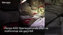 Pençe-Kilit operasyonu ile PKK'ya ait çok sayıda silah ve mühimmat ele geçirildi