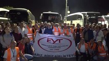 Miting İçin İzmir'den İstanbul'a Giden Eyt'lileri Bornova Belediye Başkanı Uğurladı