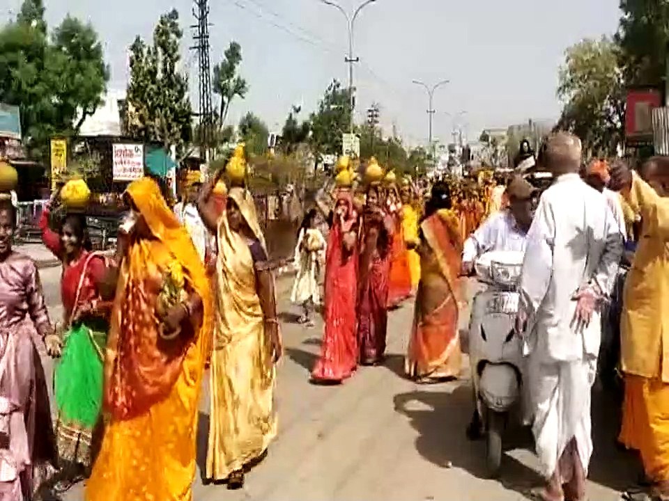 Video : गायत्री महायज्ञ का कलशयात्रा एवं नशामुक...
