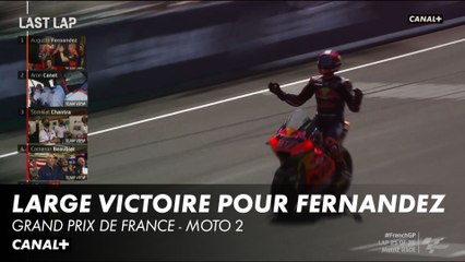 Augusto Fernandez victorieux au Mans - Grand Prix de France Moto 2