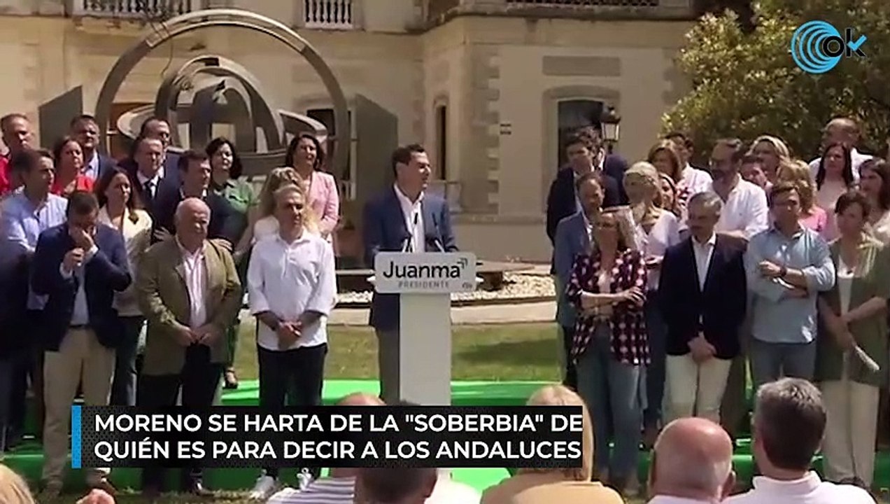 Moreno se harta de la "soberbia" de Espadas: "¿Usted quién es para decir a los andaluces a quién votar?"