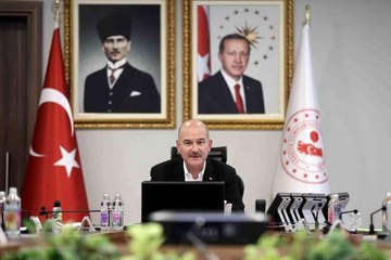 Bakan Soylu, 2022 FİFA Dünya Kupası'nda alınacak güvenlik önemleri kapsamında Katarlı yetkililer ile görüştü