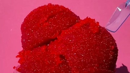 Lip scrub looks like Italian ice