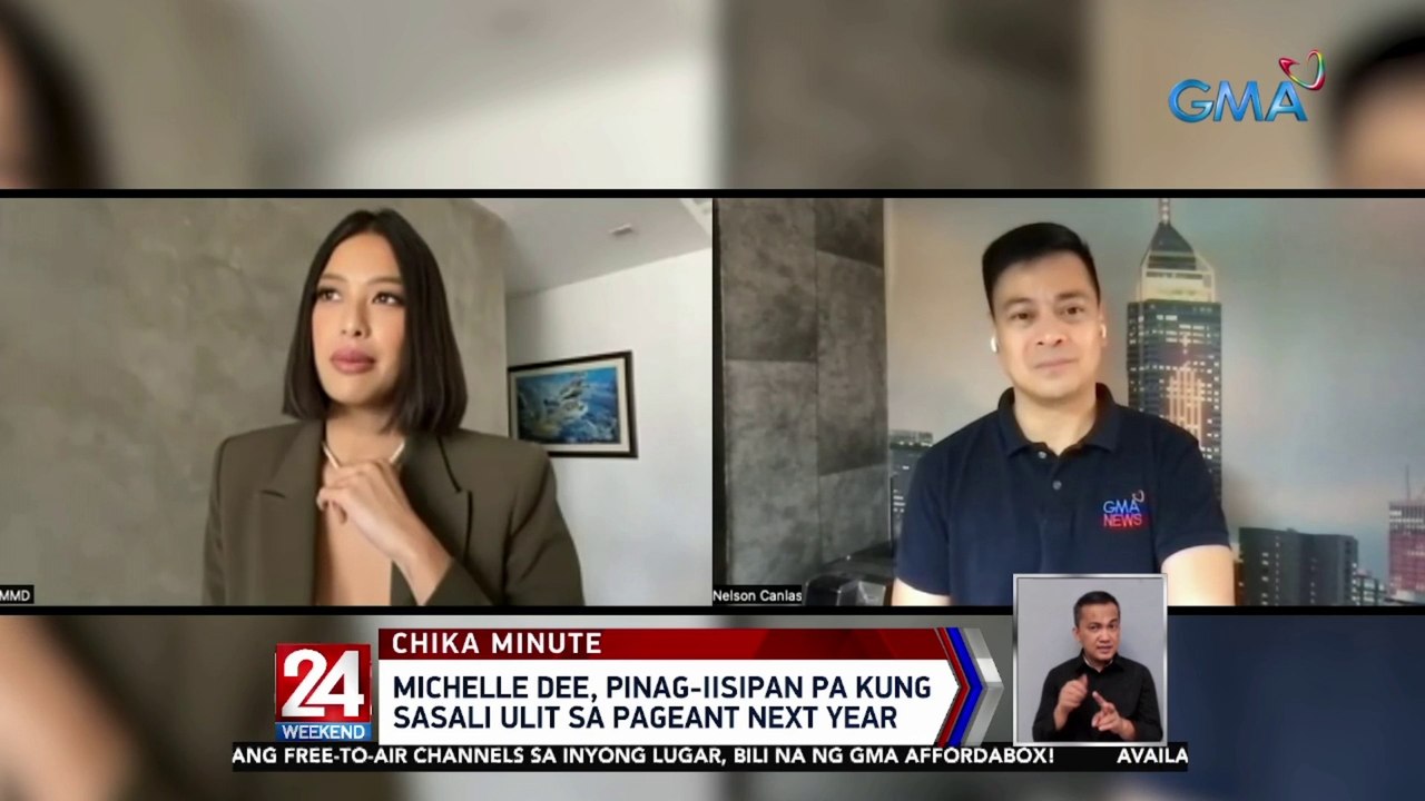 Miss Universe PH Tourism Michelle Dee, sulit daw ang karanasan at paghihirap kahit 'di tinanghal na Miss Universe Philippines | 24 Oras Weekend