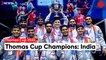 India clinch Thomas Cup title for the first time