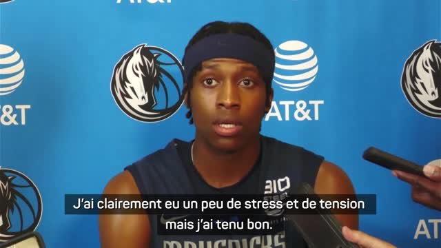 Mavs - Ntilikina : Ça me fait penser aux JO avec l'équipe de France
