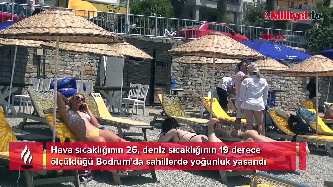 Bodrum’da sahiller hareketlendi